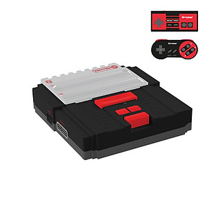 RetroN 2 SNES / NES Video Games Twin Console (Black)