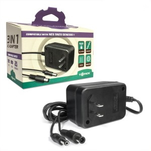 3-in-1 Universal AC Adapter for Genesis 1 / SNES / NES