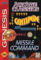 Arcade Classics Centipede / Missle Command (Genesis)