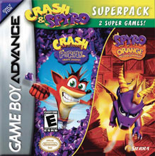 Crash & Spyro Superpack Purple and Orange (GBA)