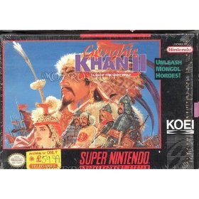 Genghis Khan II: Clan of the Gray Wolf (Super Nintendo)