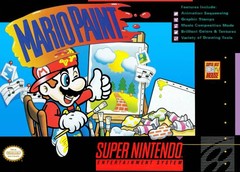 Mario Paint With Mouse and Mousepad (SNES)