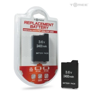 PSP 3000 Slim/ 2000 Slim Replacement Battery - Tomee