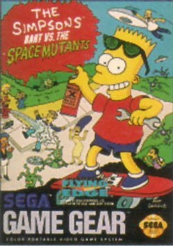 The Simpsons Bart vs the Space Mutants (Sega Game Gear)
