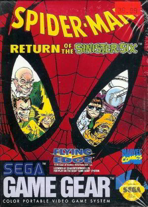 Spiderman Return of the Sinister Six (Game Gear)