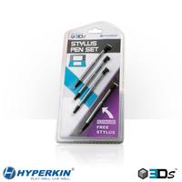 Nintendo 3DS Retractable Metallic Stylus Pen Set