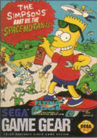 The Simpsons Bart vs the Space Mutants (Sega Game Gear)
